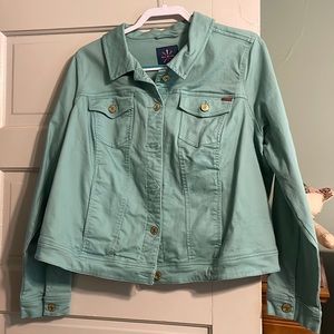 Isaac Mizrahi denim like jacket 18W